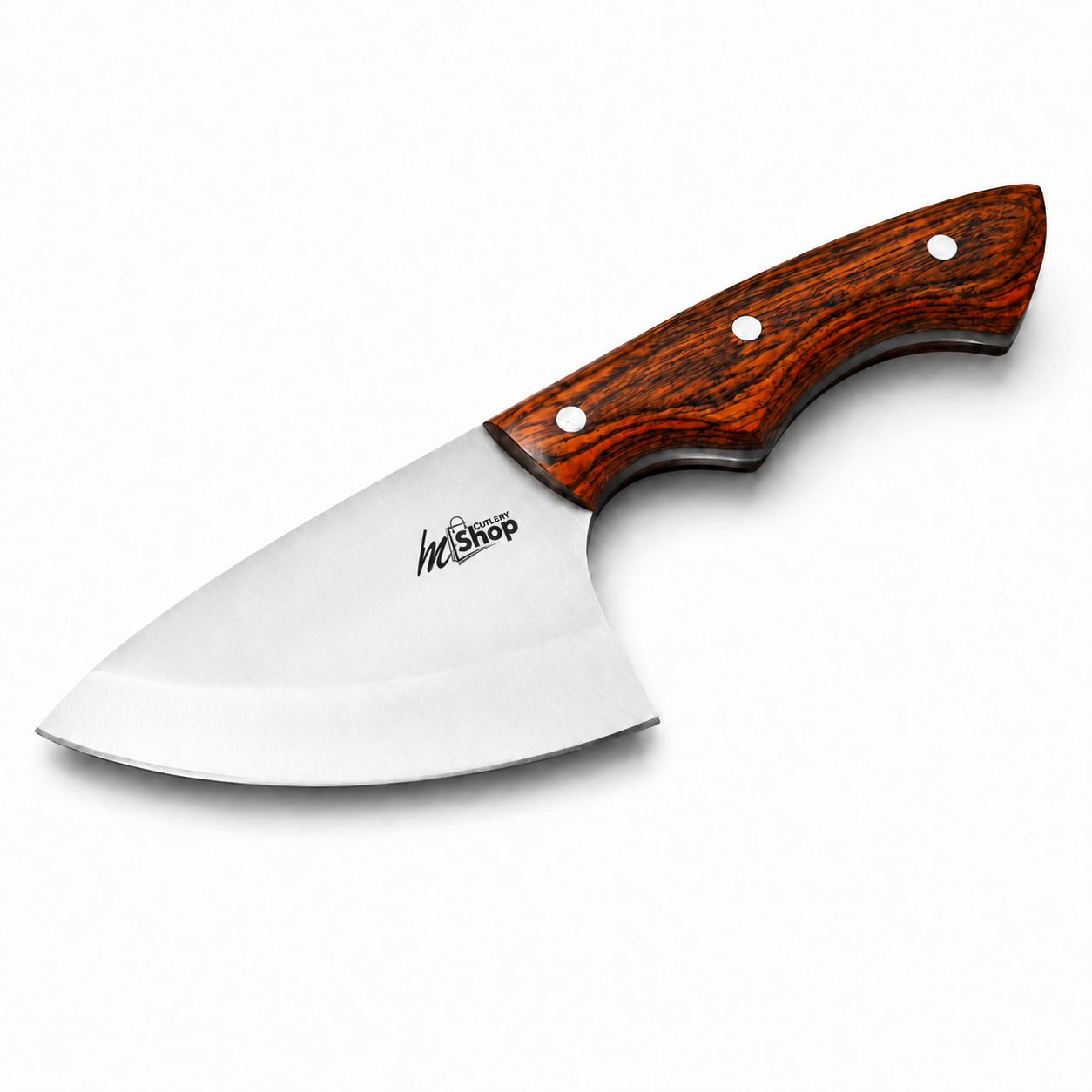 4 inch stainless steel skinner knife with colourwood handle for qurbani and skinning
