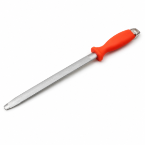 honing steel, knife sharpener, sharpening rod, stainless steel, chef knife, kitchen tools, knife maintenance
