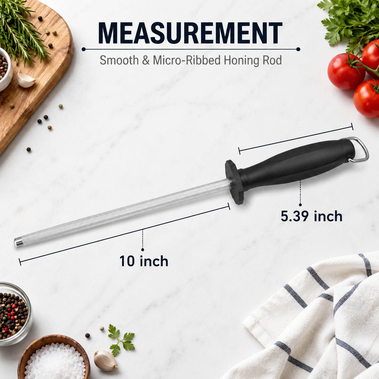 10 inches knife sharpner rod Mughal Cutlery Shop mughalcutlery.com stainless steel knife rod (4)