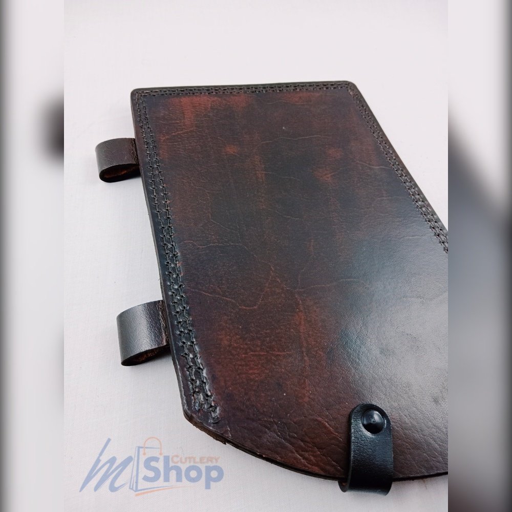 Daska Kamani Steel Toka Original Spring Steel with Honing Sharpening Rod and Leather Cover Mughal Cutlery Shop Wazirabad (1)